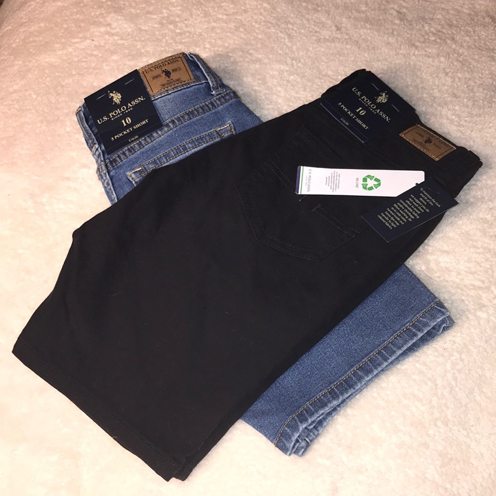 US Polo Boys Short Set